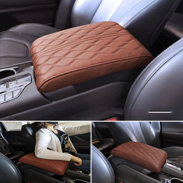 Leather Car Armrest Box Pad