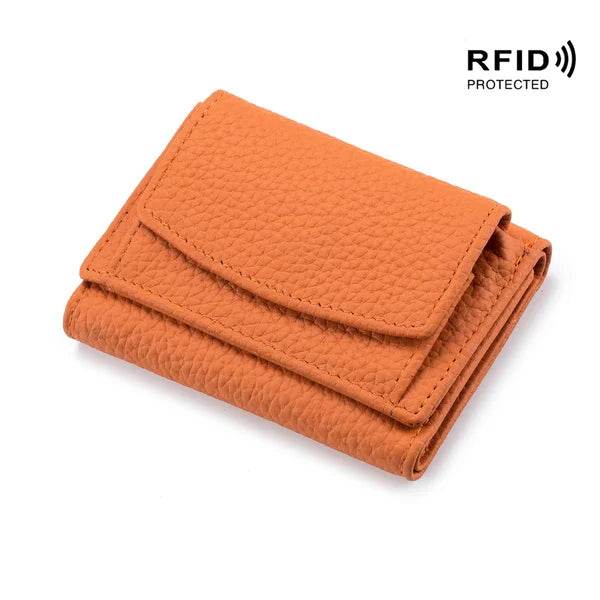 Unisex Anti-Credit Card Fraud Folding Mini wallet