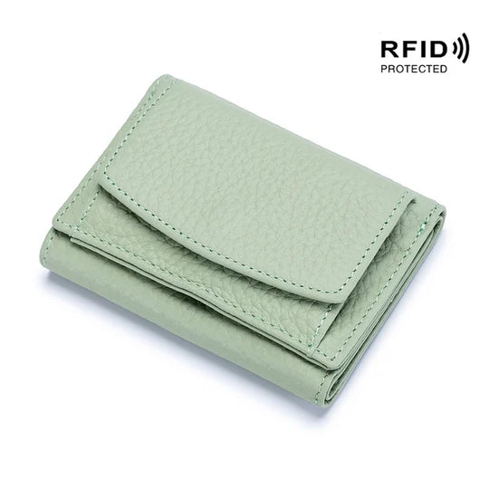 Unisex Anti-Credit Card Fraud Folding Mini wallet