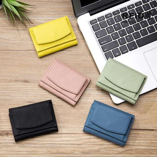 Unisex Anti-Credit Card Fraud Folding Mini wallet