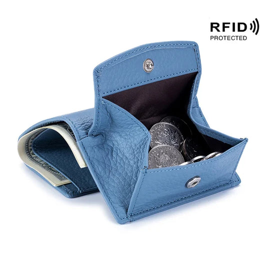 Unisex Anti-Credit Card Fraud Folding Mini wallet