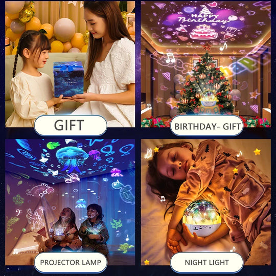 Star Music Projector Night Light For Kid