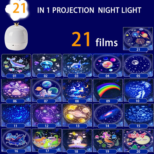 Star Music Projector Night Light For Kid