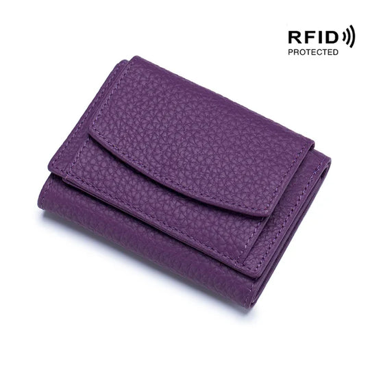 Unisex Anti-Credit Card Fraud Folding Mini wallet